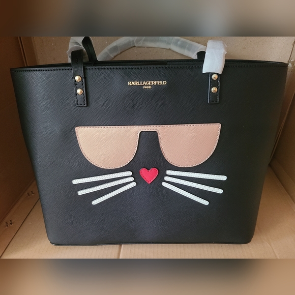 KARL LAGERFELD TOTE WITH DUSTBAG NWT. - Picture 6 of 6